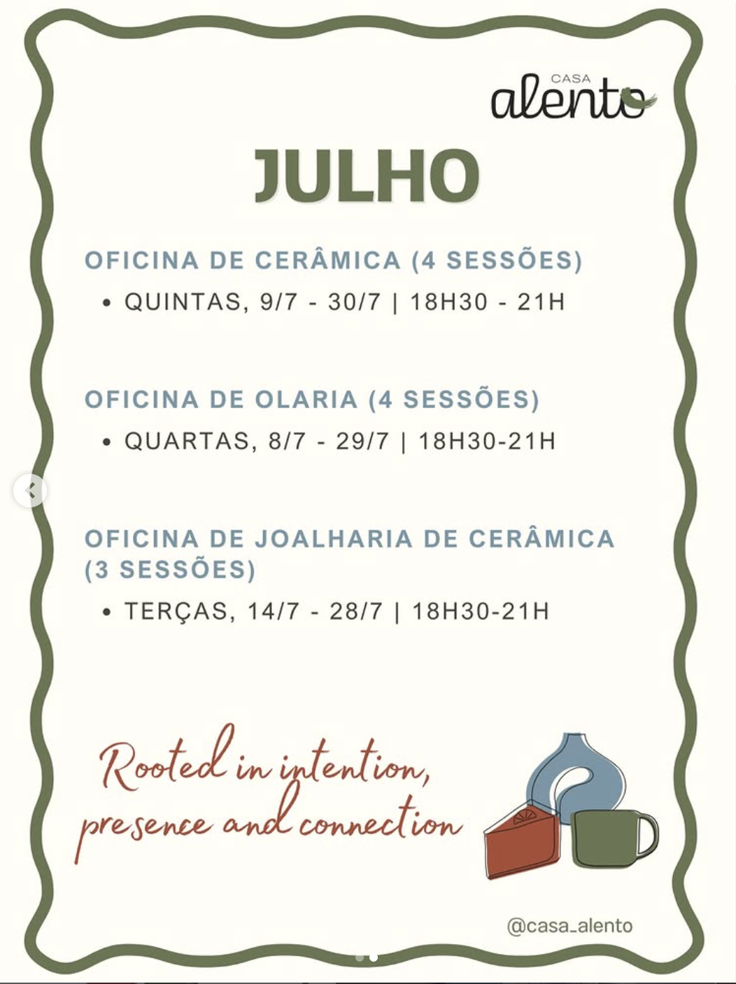 Oficina de Joalharia em Cerâmica — event image